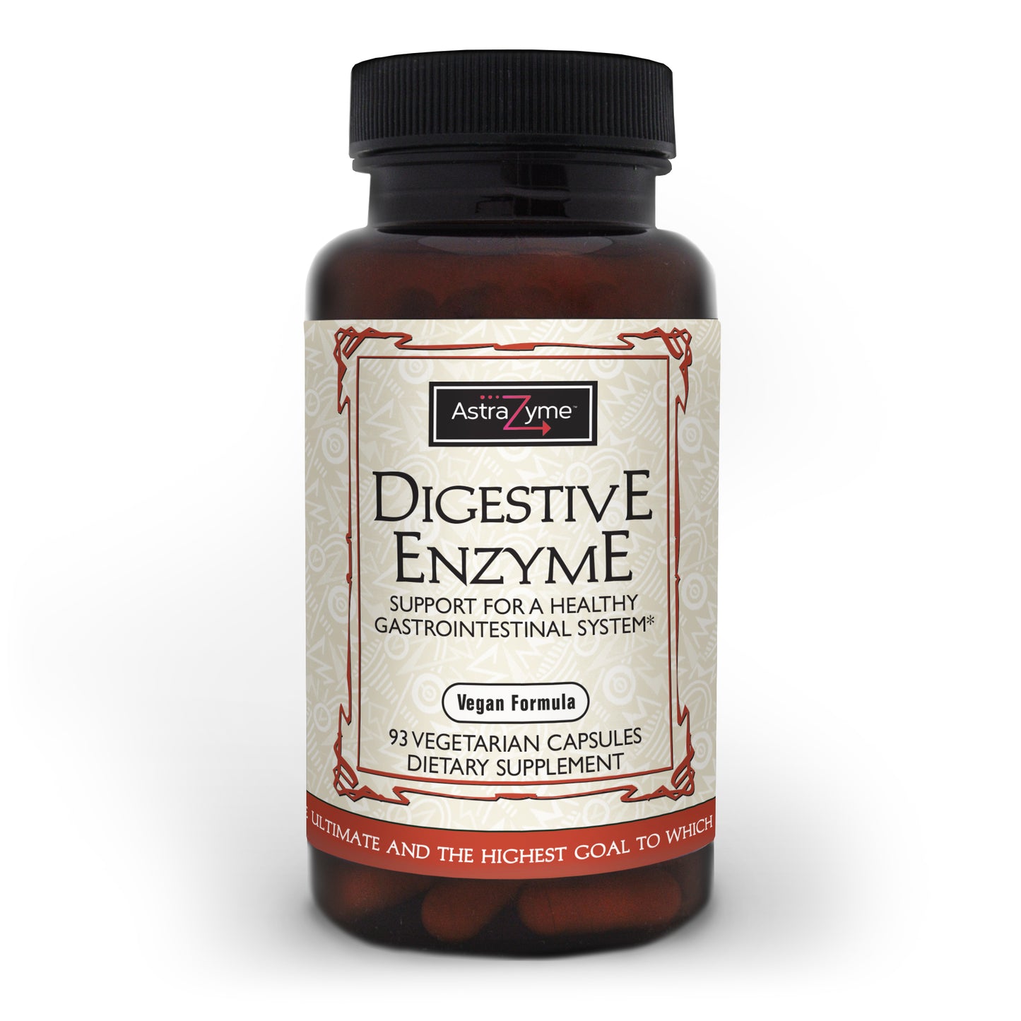 AstraZyme Digestive Enzyme supplement bottle