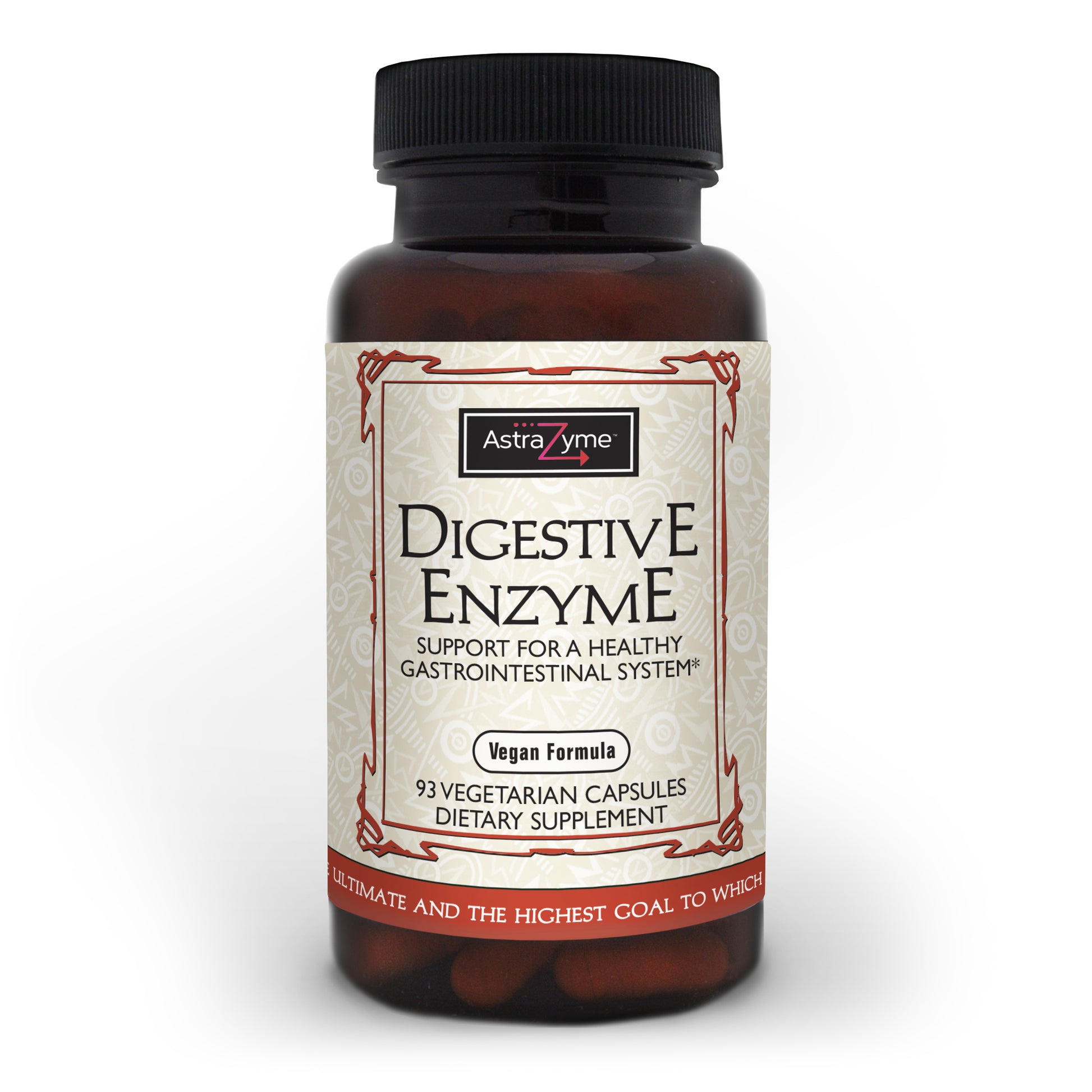 AstraZyme Digestive Enzyme supplement bottle