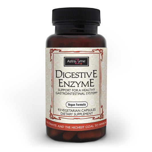 AstraZyme Digestive Enzyme supplement bottle