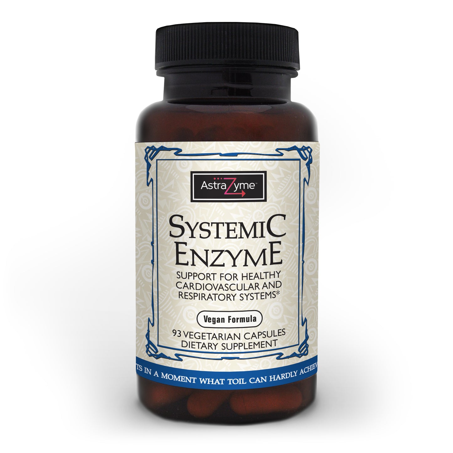 AstraZyme Systemic Enzyme supplement bottle
